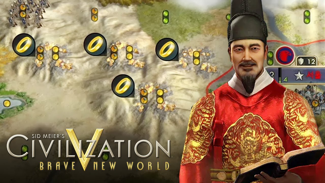 [문명5] 신난이도 금광터진 한국! 전세계 상대로 은행놀이💸 (Sid Meier's Civilization® V)