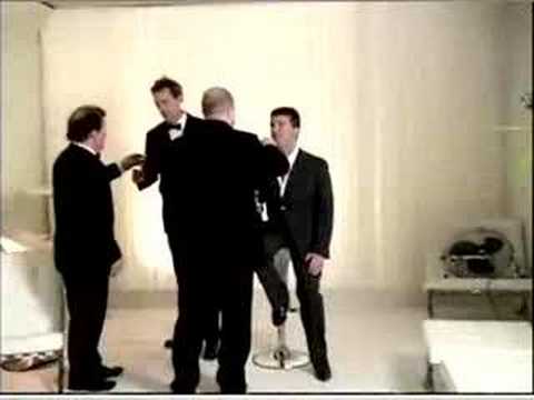 Hugh Laurie and Simon Cowell At BAFTA