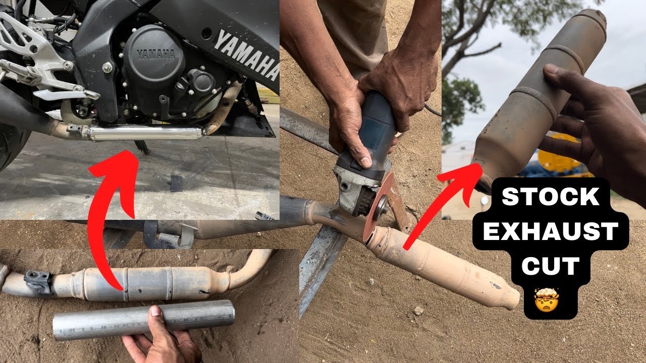 R15 v3/v4 catalytic converter removal🔥 Bs6 to Bs3 conversion Exhaust