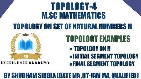 Topology on N|Topology on set of natural numbers | Initial segment Topology |Final segmentTopology-4