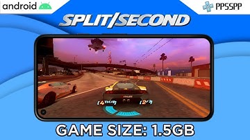 PPSSPP GAMEPLAY • SPLIT/SECOND ANDROID [60 FPS]