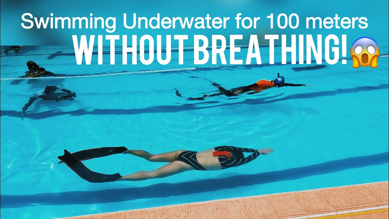 100m DYNB / Dynamic BiFins • Judges View Point • AIDA Freediving Pool Competition Aug. 18, 2023