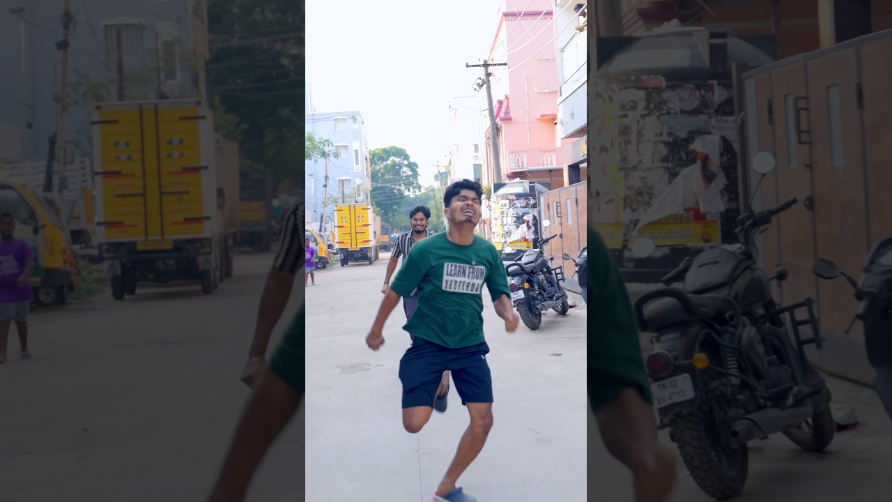 Epadiyavathu Escape aaidanum 😨🙃 #100SMS #harishhatricks #comedy  #youtubeshorts