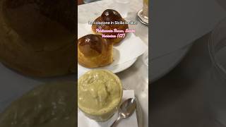 Colazione in Sicilia… #sicilia #contentcreatoritalia #colazione #granita #siciliabedda