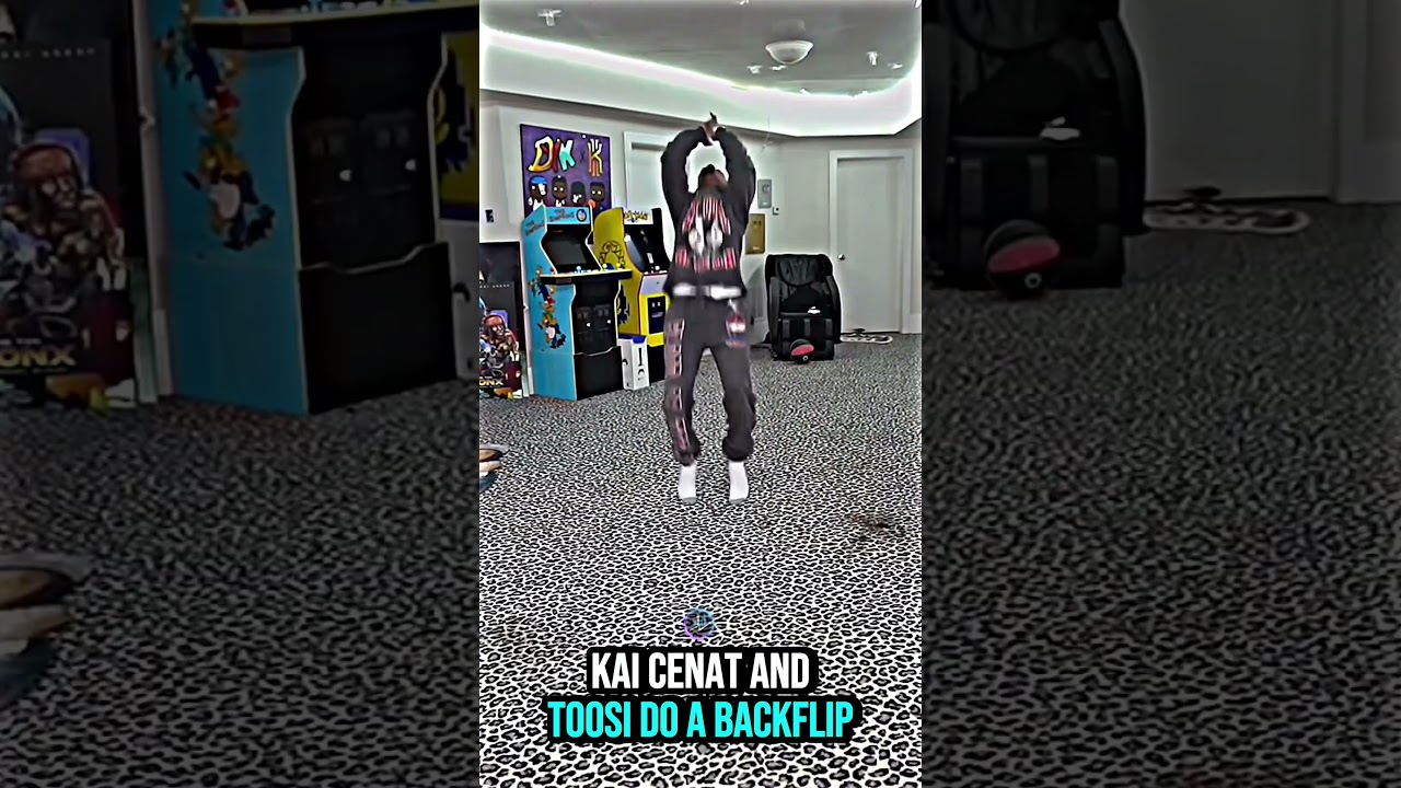 Kai Cenat Tries To Do A BackFlip After Toosii Did It! 😂