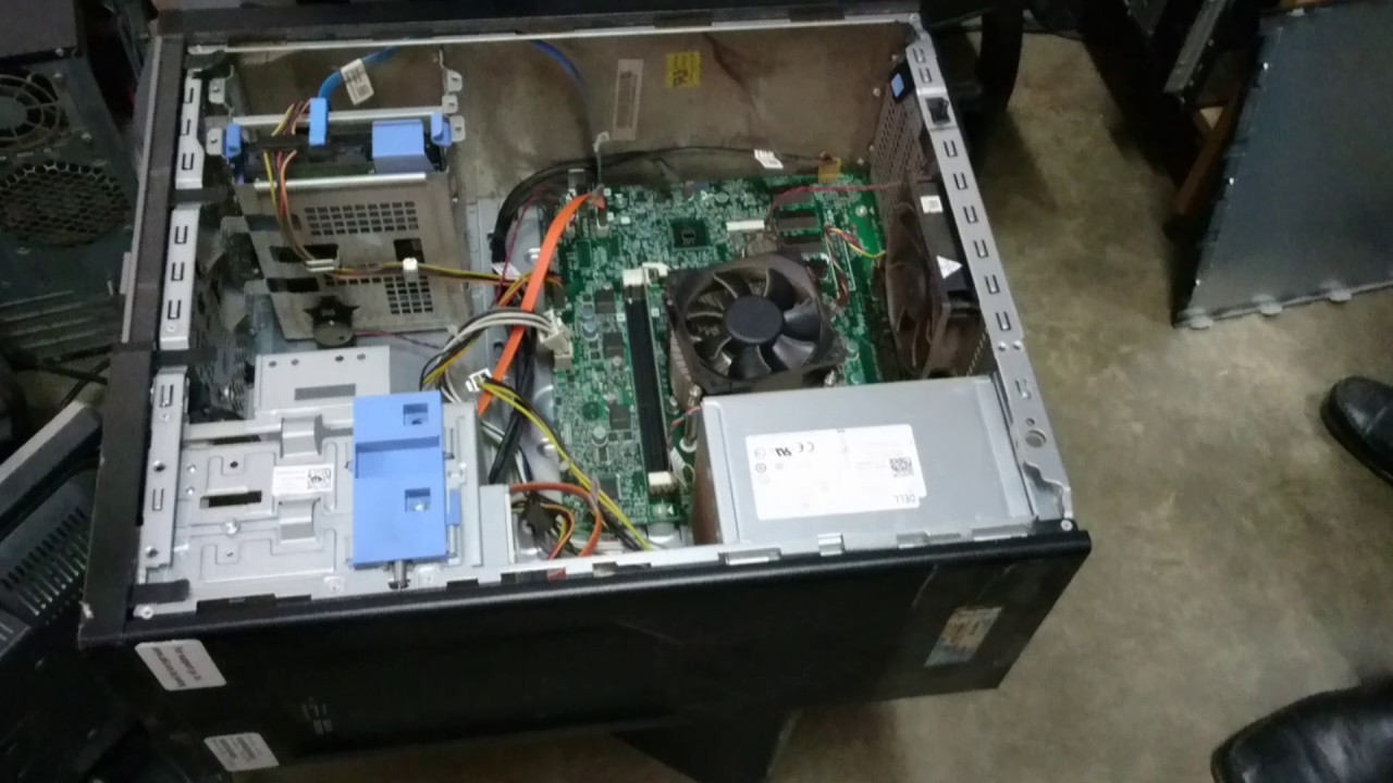 Disassemble Power Supply From Motherboard DELL OPTIPLEX 3020 - YouTube