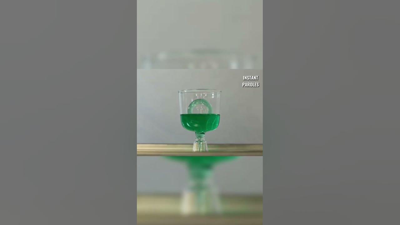 Le verre qui se vide tout seul 😨 YouTube