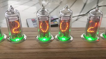 Nixie tube clock