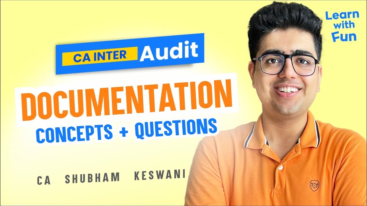 SA 230 Audit Documentation Revision | CA Inter Audit | CA Shubham ...