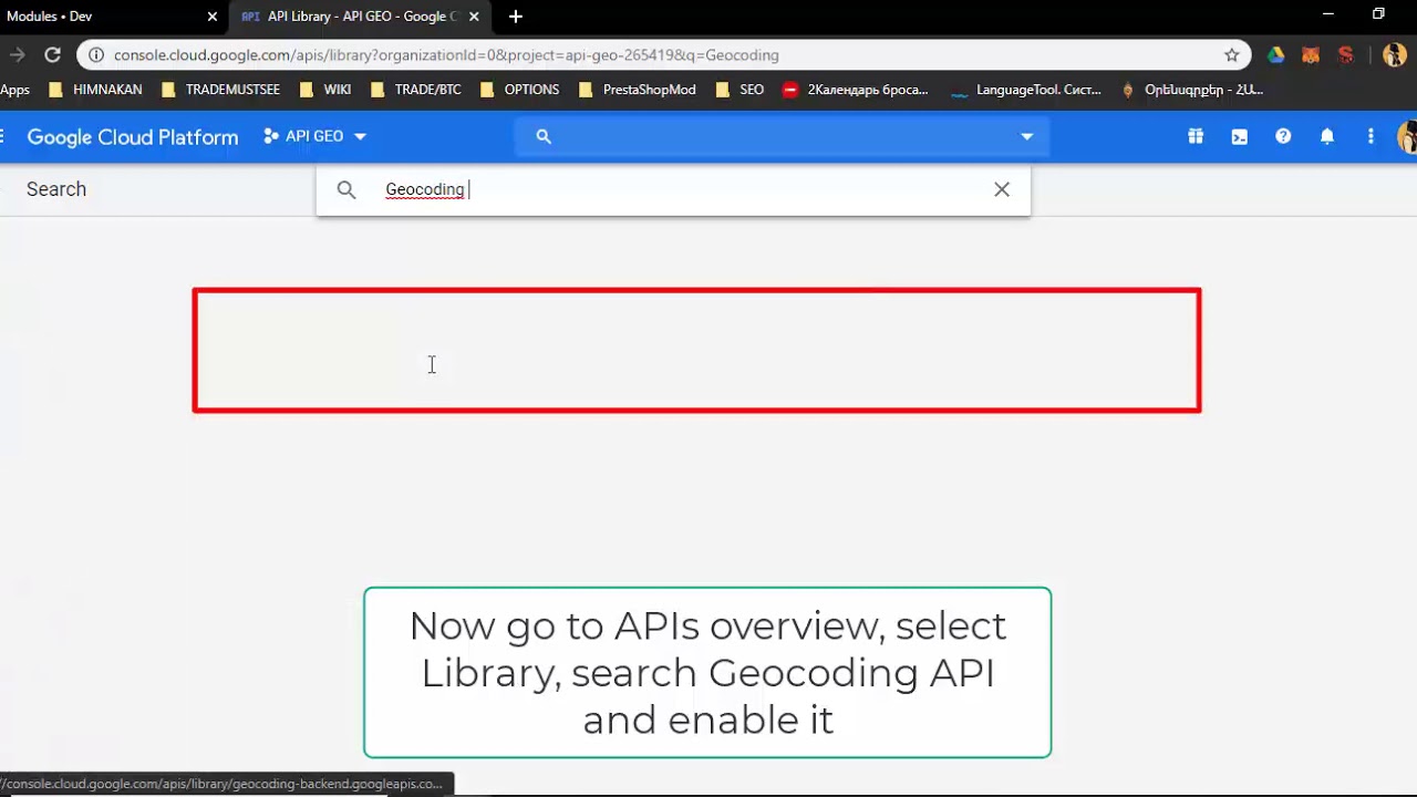 How to create Google Maps API Key for PrestaShop Ban IP module - YouTube