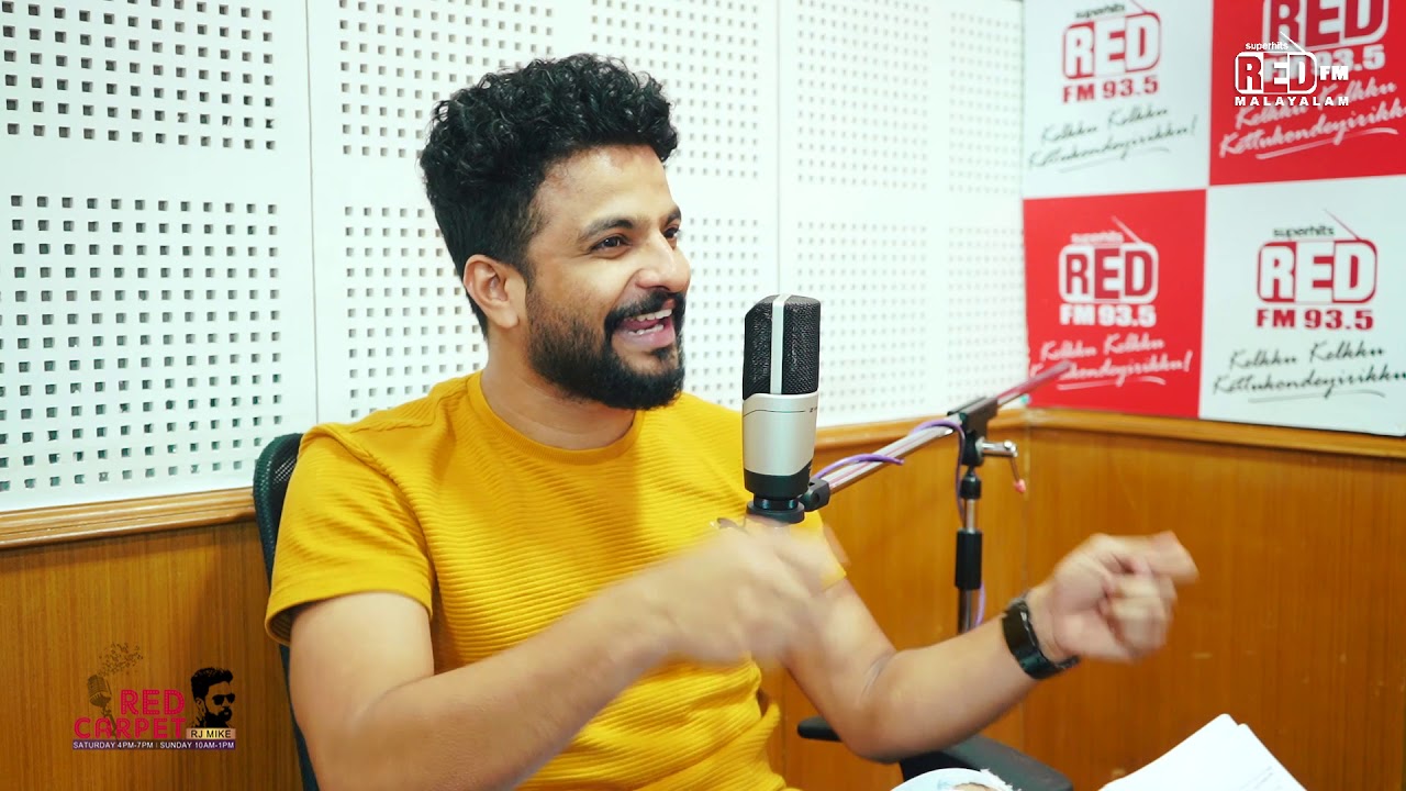 neeraj-madhav-red-carpet-rj-mike-red-fm-malayalam-youtube