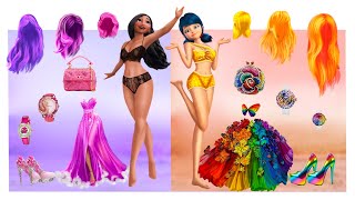 Ladybug, Elsa, Isabella And Anna Clothes Switch Up | Fashion Wow