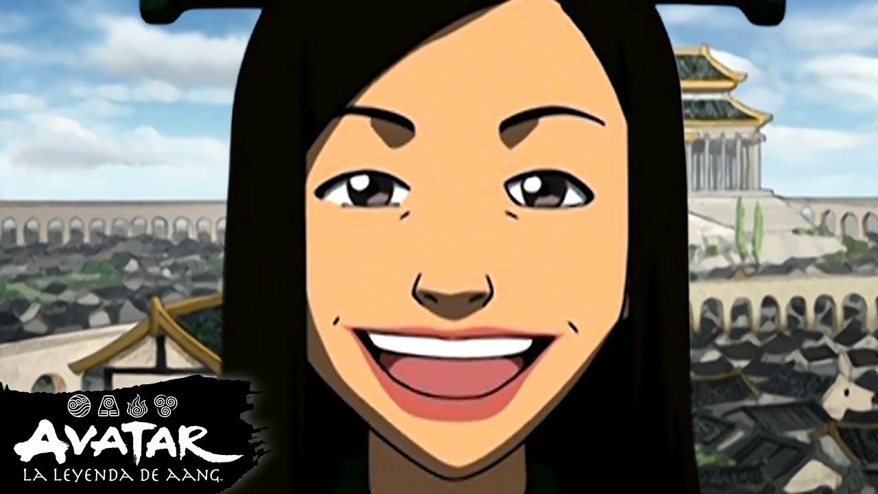 Joo Dee le da la bienvenida a Ba Sing Se al equipo Avatar 😃 | Escena completa | Avatar