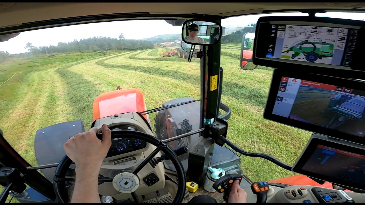 Cab View | Making grassbales | McHale fusion 4 plus | 7719S |