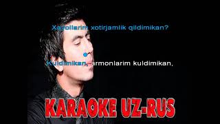 Sardor Mamadaliyev Armonlarim Karaoke