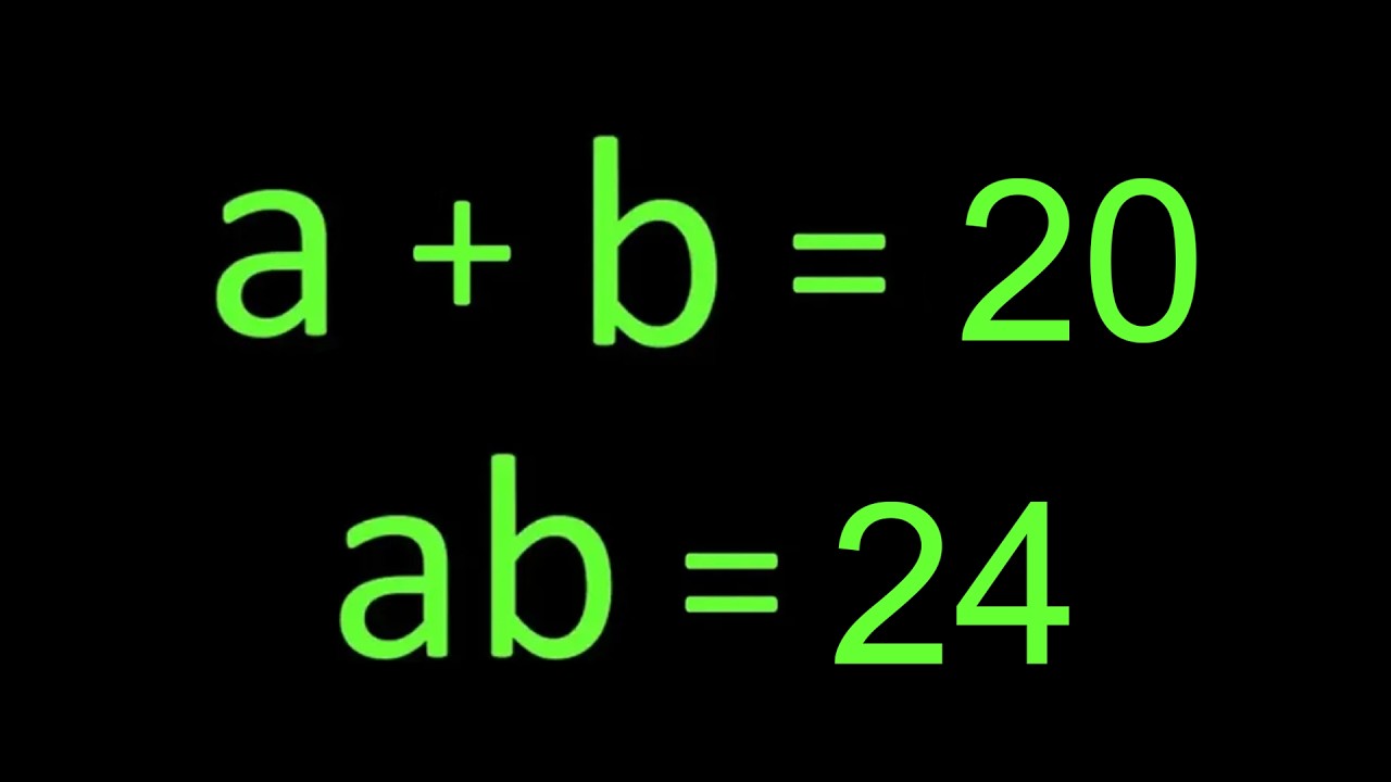 A Great Math Olympiad Algebra Problem | Can you solve? - YouTube