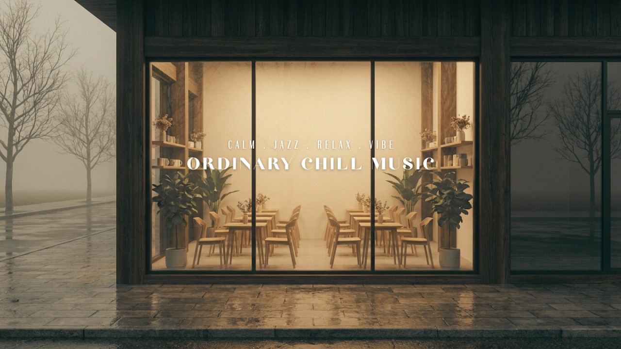 Cozy Jazz Music | Rainy Evening Café Ambience with Warm Coffee Shop Vibes