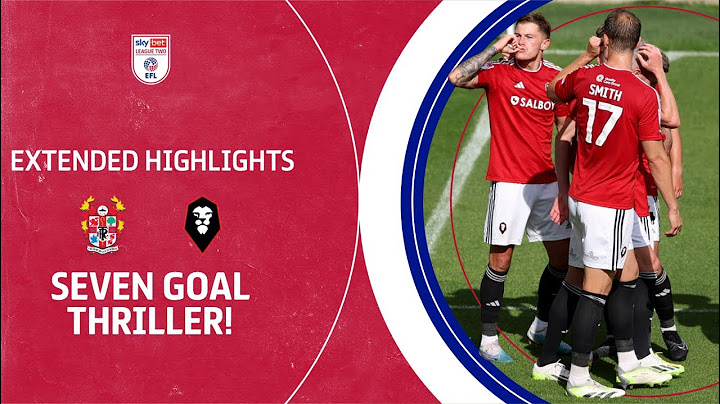 SEVEN GOAL THRILLER! | Tranmere Rovers v Salford City extended highlights