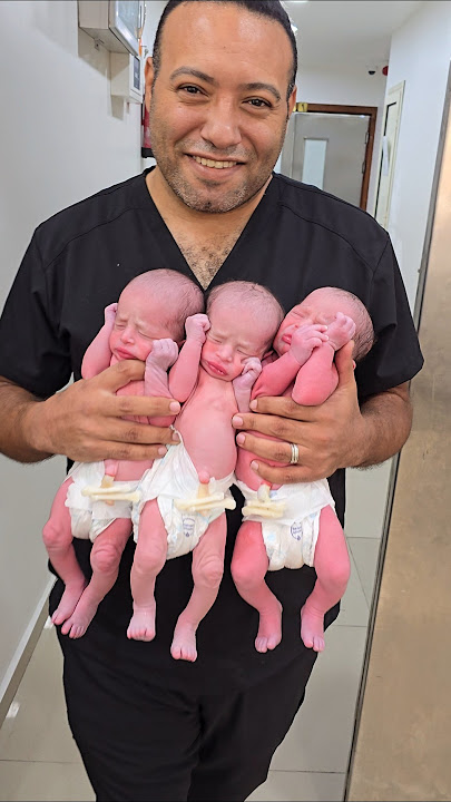 Triplets baby born #newbornarrival