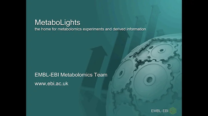 MetaboLights  the home for metabolomics experiments and derived information