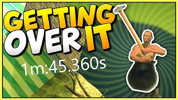 Getting Over It Speedrun in 1m:45.360s [INDIA RECORD]