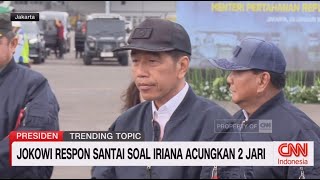 Jokowi Respon Santai Soal Iriana Acungkan 2 Jari