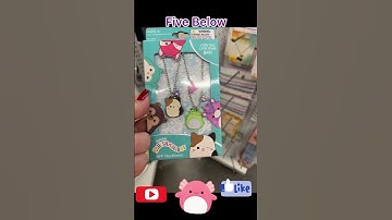 Cute BFF 👯‍♀️ Squishmallow Necklace at Five Below! 🥰