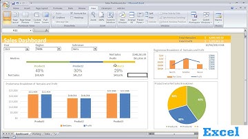 Dashboard Creation in MS Excel Part 1