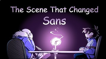 The Scene That Changed Sans | An Undertale Video Essay