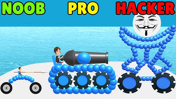 NOOB vs PRO vs HACKER in Draw Joust!