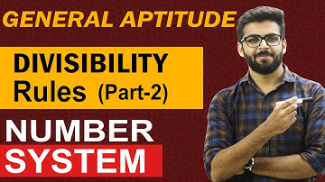 Divisibility Rules of Number in Hindi (Part-2) | NUMBER SYSTEM | Campus Placements Jobs