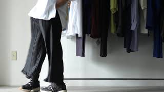 STOF / フロントプリーツワイドパンツ[FRONT PLEATS WIDE PANTS / SF20AW-17]
