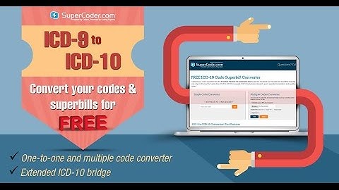 ICD 9 to ICD 10 Conversion - Superbill Converter Tool