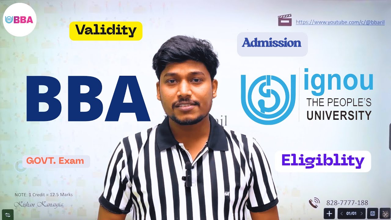 BBA from IGNOU Complete Details in Hindi | Complete Guide for BBA General  | By Kishan Kanaujia
