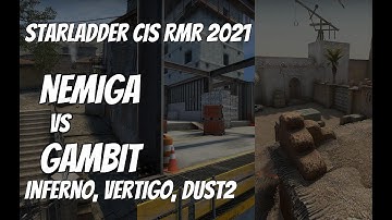 Nemiga vs Gambit Recap /  at StarLadder CIS RMR 2021