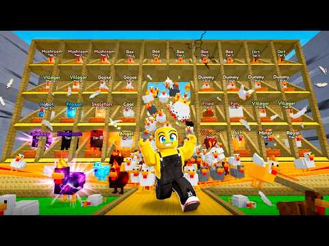 I BUILT A GIANT CHICKEN FARM in ROBLOX