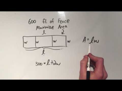 Optimization: Area of