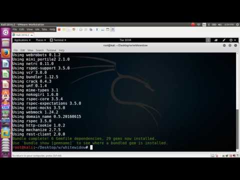 how install white Window and  Auto search SQL Injection