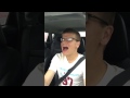 Guy Singing in Car Crashes