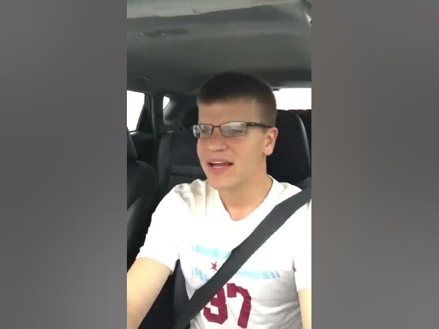 Guy Singing in Car Crashes