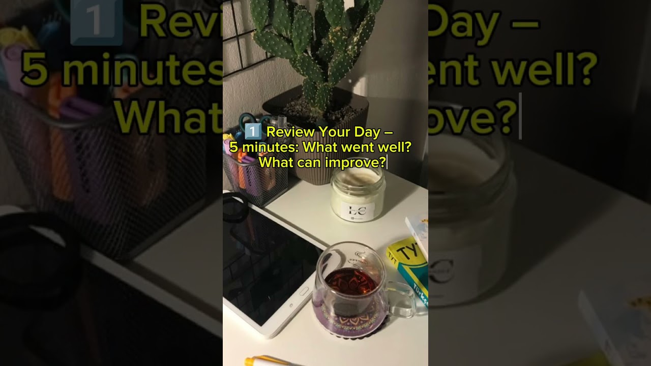 3 Evening Habits Every Student Must Do | Boost Productivity | Shorts