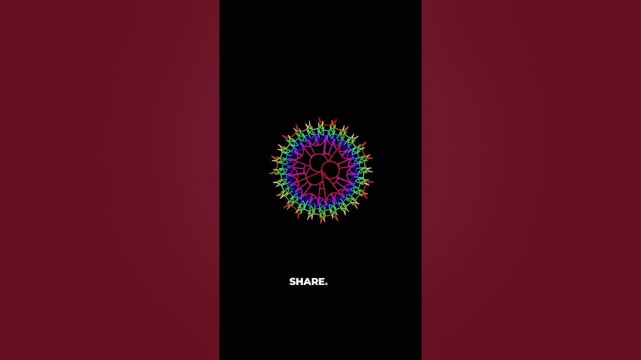 Amazing Geometric Pattern Design using Python turtle ๐ข #python #viral # ...