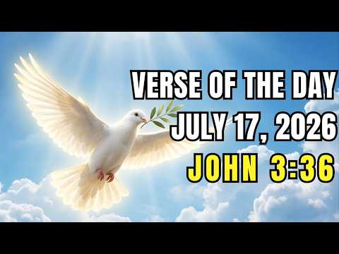 Verse of the day, 17 July, 2026 (John 3:36)