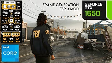 Alan Wake 2 on GTX 1650 - FSR 3 Frame Gen MOD (Epic Performance)