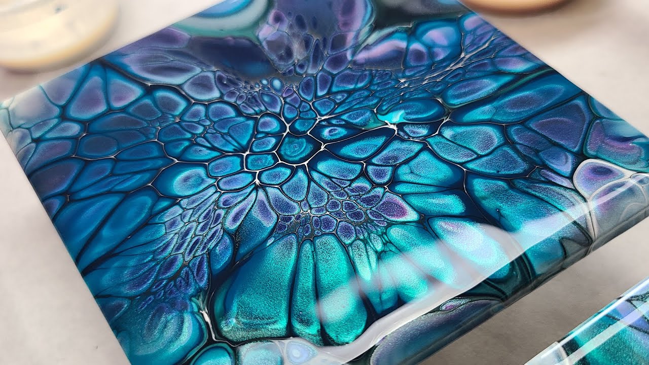 84. Part 2 of Change Base Color! SheleeArt Bloom Technique - Acrylic ...