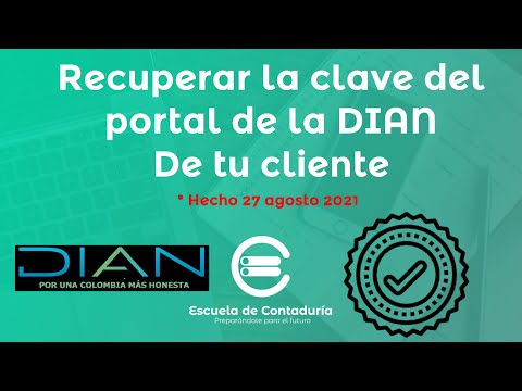 Recuperar Clave portal de la DIAN