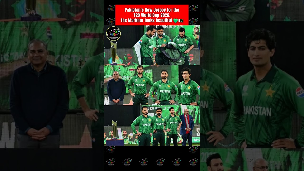 🚨 Pakistan Jersey for the T20 World Cup 2026 Revealed 🔥