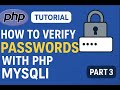 How to Verify Login in PHP Using password_verify() with MySQLi (Part 3 | Secure Login System)
