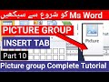 Picture Options in MS Word | Format Tab Explained | MS Word Full Course in Urdu/Hindi