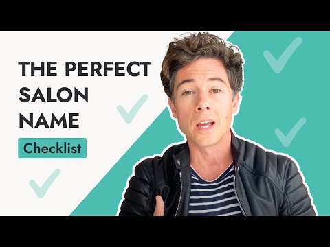 Video: How To Name A Salon